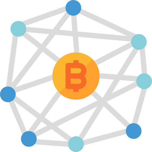 Blockchain integration icon